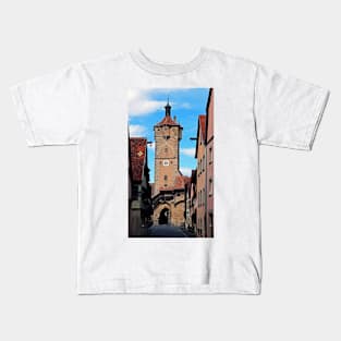 Klingentor - Rothenburg od Tauber, Germany Kids T-Shirt